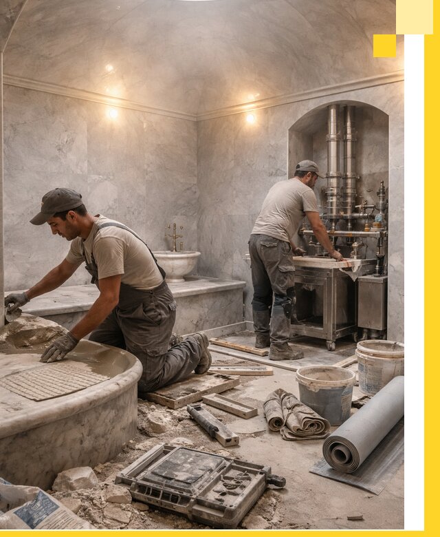 Строительство турецких бань хаммам под ключ в Изобильном