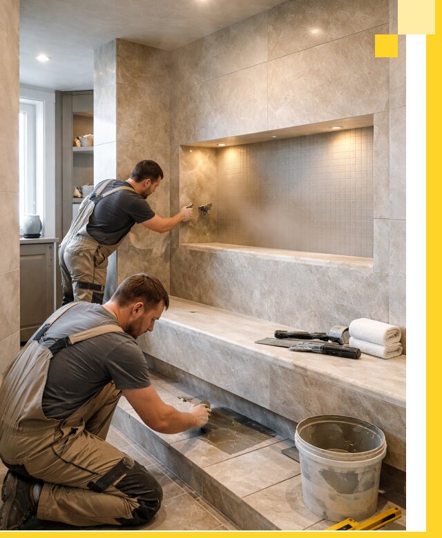 Профессиональное строительство хамама в квартире в Изобильном