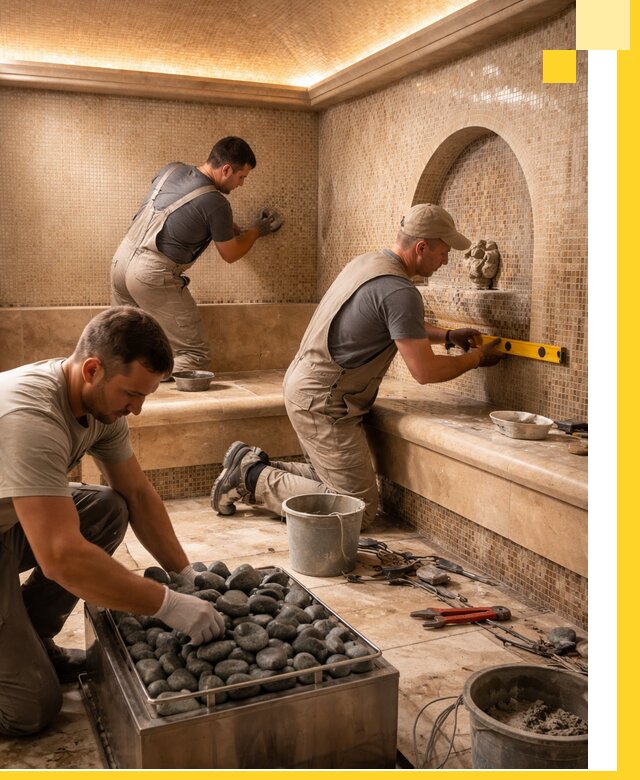 Проектирование и строительство хамама и сауны в Изобильном