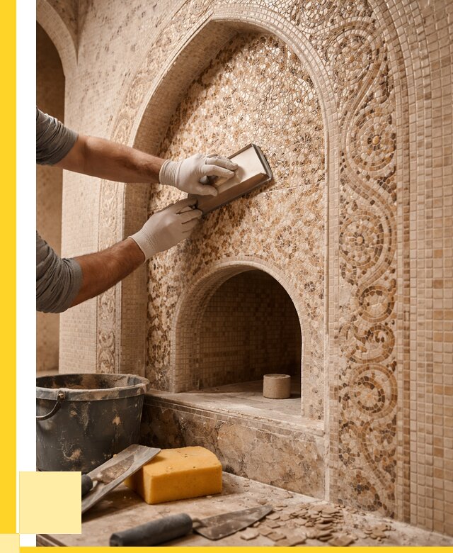 Мозаика для хамама в Изобильном под ключ от 5194 р. | ЭриданЗбл