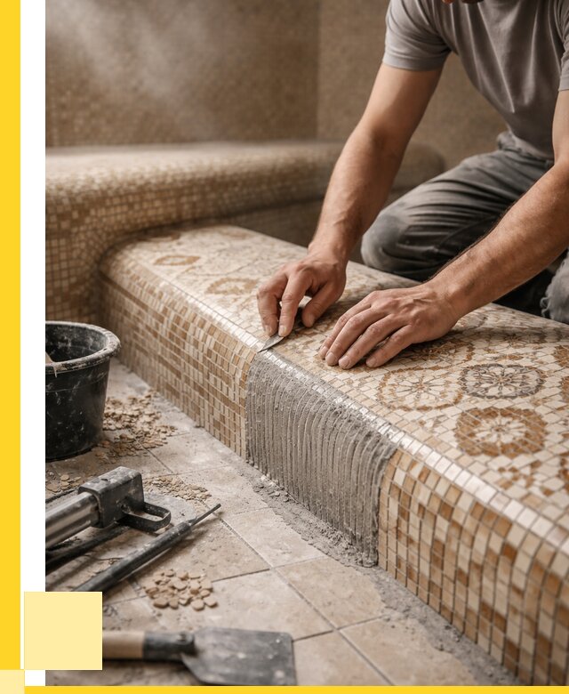 Плитка для хамама под ключ в Изобильном от 3636 р. | ЭриданЗбл