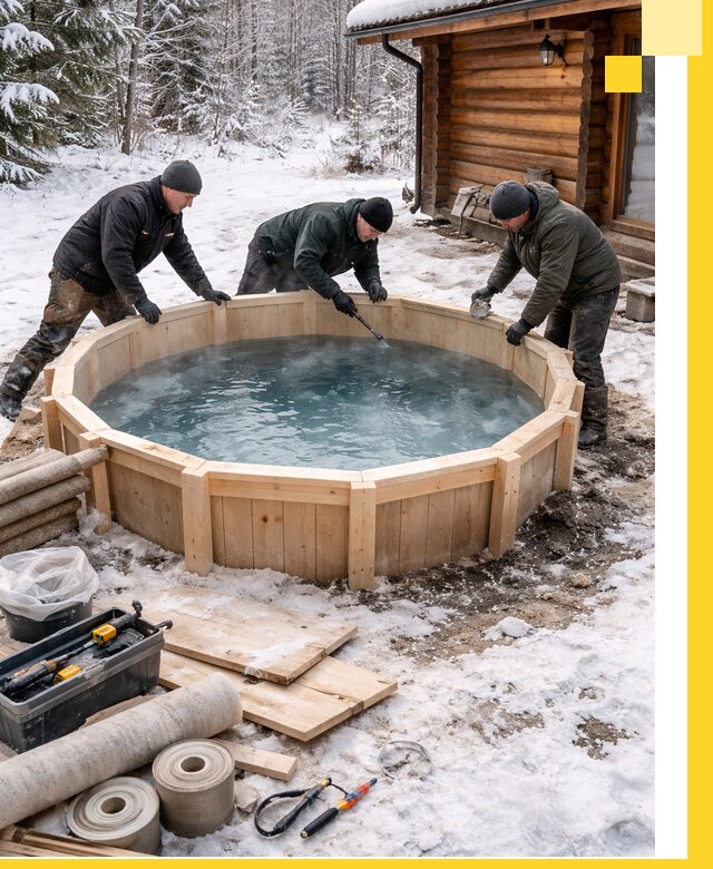 Изготовление и установка ледяных купелей под ключ в Изобильном