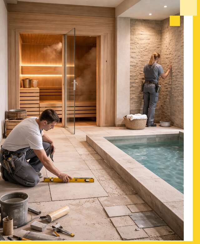 Комплексный дизайн и отделка интерьеров SPA под ключ в Изобильном